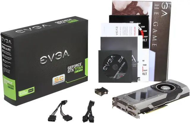 Alt view image 6 of 6 - EVGA 06G-P4-3791-KR G-SYNC Support GeForce GTX TITAN BLACK Superclocked 6GB 384-Bit GDDR5 PCI Express 3.0 SLI Support Video Card