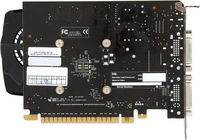 Alt view image 5 of 5 - EVGA GeForce GT 740 Superclocked 4GB DDR3 PCI Express 3.0 Graphics Card 04G-P4-2744-KR