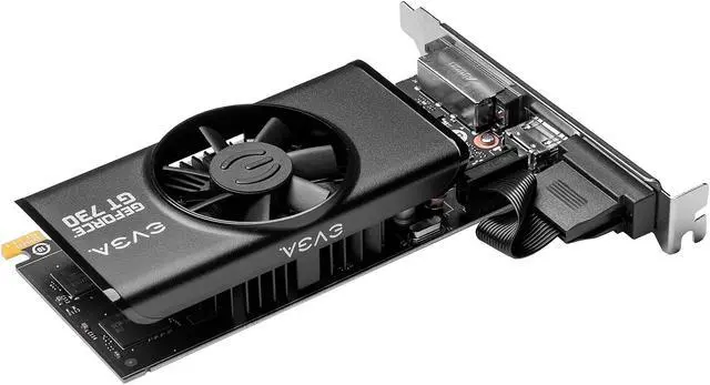Alt view image 4 of 6 - EVGA GeForce GT 730 2GB GDDR5 PCI Express 2.0 Low Profile Graphics Card 02G-P3-3733-KR