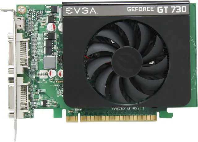 Alt view image 4 of 5 - EVGA GeForce GT 730 1GB DDR3 PCI Express 2.0 Graphics Card 01G-P3-2731-KR