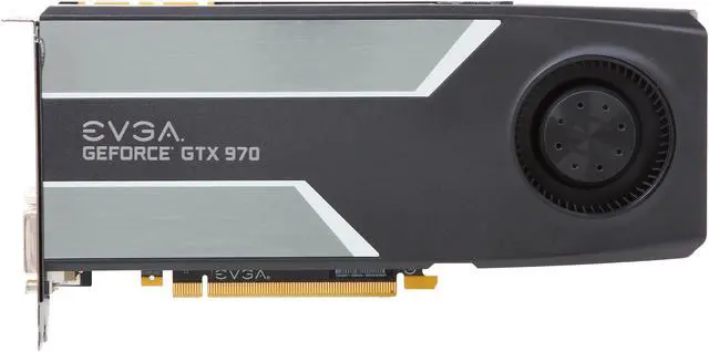 Alt view image 3 of 7 - EVGA GeForce GTX 970 04G-P4-1972-KR 4GB SC GAMING, Silent Cooling Graphics Card