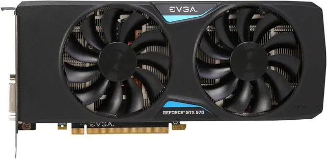 Alt view image 3 of 6 - EVGA GeForce GTX 970 04G-P4-3978-KR 4GB FTW+ GAMING w/ACX 2.0+, Whisper Silent Cooling w/ Free Installed Backplate Graphics Card