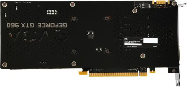Alt view image 4 of 6 - EVGA GeForce GTX 960 2GB GDDR5 PCI Express 3.0 x16 SLI Support Graphics Card 02G-P4-2968-KR