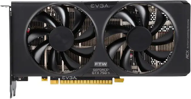 Alt view image 3 of 6 - EVGA 02G-P4-3757-RX GeForce GTX 750 Ti 2GB 128-Bit GDDR5 PCI Express 3.0 FTW w/ ACX Cooling Video Card Certified Refurbished