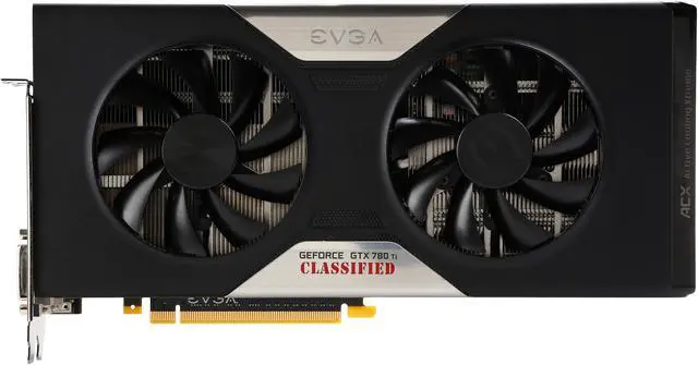 Alt view image 3 of 6 - EVGA 03G-P4-2887-RX GeForce GTX 780 Ti 3GB 384-Bit GDDR5 PCI Express 3.0 x16 SLI Support Video Card Factory Refurbished Certified Refurbished