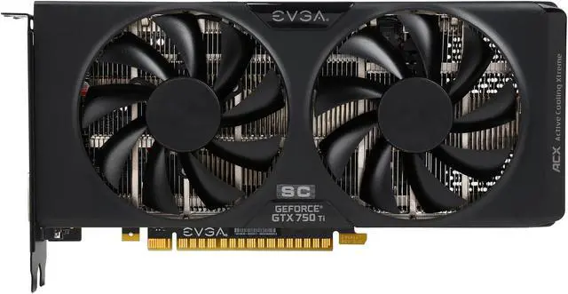 Alt view image 3 of 6 - EVGA GeForce GTX 750 Ti 2GB GDDR5 PCI Express 3.0 Graphics Card 02G-P4-3755-RX