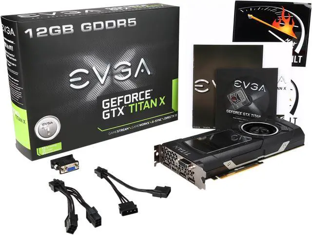 Alt view image 7 of 6 - EVGA GeForce GTX TITAN X 12G-P4-2990-KR 12GB GAMING, Play 4k with Ease Graphics Card