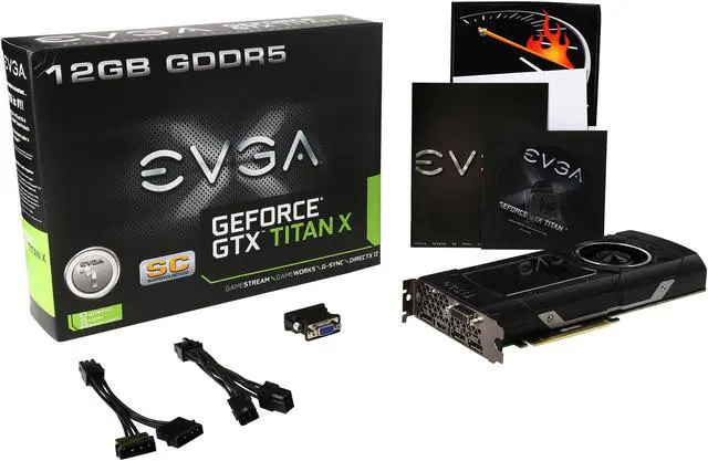 Alt view image 7 of 6 - EVGA GeForce GTX TITAN X 12G-P4-2992-KR 12GB SC GAMING, Play 4k with Ease Graphics Card