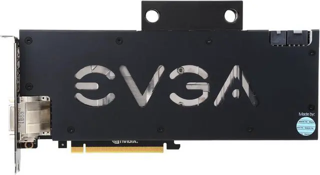 Alt view image 3 of 6 - EVGA GeForce GTX TITAN X 12G-P4-2999-KR 12GB HC GAMING, Exclusive EVGA Water Block Design w/ Free Installed Backplate Graphics Card