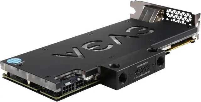 Alt view image 5 of 6 - EVGA GeForce GTX TITAN X 12G-P4-2999-KR 12GB HC GAMING, Exclusive EVGA Water Block Design w/ Free Installed Backplate Graphics Card