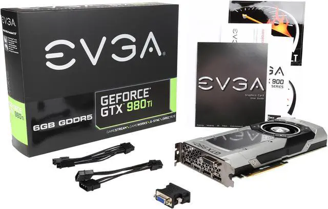 Alt view image 6 of 6 - EVGA GeForce GTX 980 Ti 06G-P4-4990-KR 6GB GAMING, Whisper Silent Cooling Graphics Card