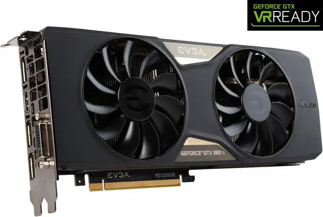 Main image of EVGA GeForce GTX 980 Ti 06G-P4-4991-KR 6GB GAMING w/ACX 2.0+, Whisper Silent Cooling Graphics Card