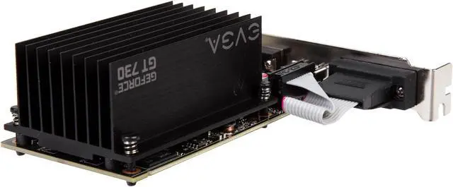 Alt view image 5 of 6 - EVGA GeForce GT 730 02G-P3-1733-RX 2GB GDDR3 64-bit DVI/HMDI/VGA Low Profile Graphics Card