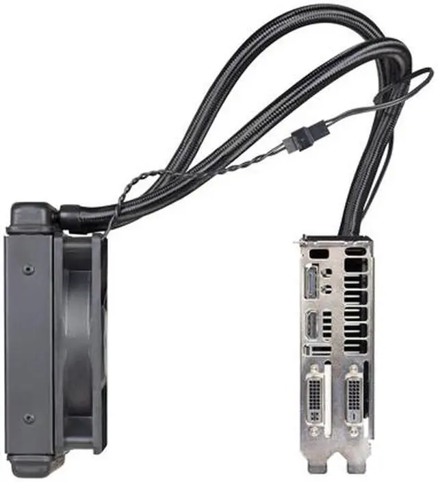 Alt view image 2 of 8 - EVGA GeForce GTX 970 04G-P4-1976-KR 4GB HYBRID GAMING, "All in One" No Hassle Water Cooling, Just Plug and Play Graphics Card