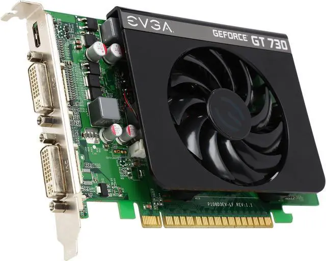 Main image of EVGA GeForce GT 730 1GB DDR3 PCI Express 2.0 Graphics Card 01G-P3-2731-RX