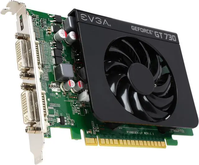 Main image of EVGA GeForce GT 730 2GB DDR3 PCI Express 2.0 Graphics Card 02G-P3-2738-RX