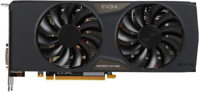Alt view image 3 of 6 - EVGA GeForce GTX 950 2GB GDDR5 PCI Express 3.0 x16 SLI Support Graphics Card 02G-P4-2958-RX