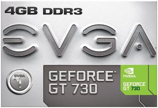 Alt view image 8 of 8 - EVGA GeForce GT 730 4GB DDR3 PCI Express 2.0 Graphics Card 04G-P3-2739-KR