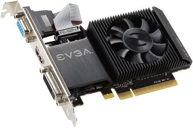 01G-P3-2710-KR - EVGA GeForce GT 710 1GB GDDR3 64-Bit PCI-Express 2.0 Video  Graphics Card