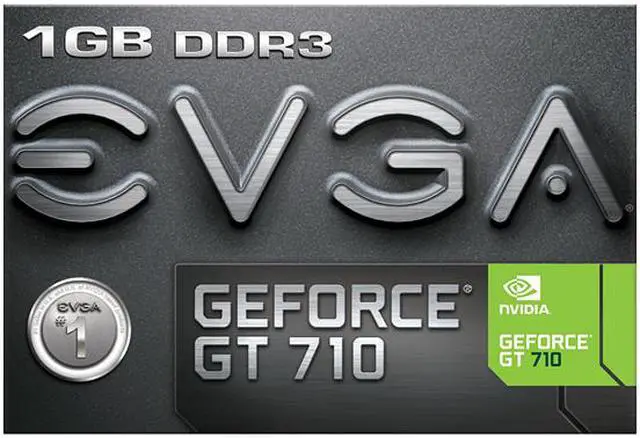 Alt view image 8 of 8 - EVGA GeForce GT 710 1GB DDR3 PCI Express 2.0 Low Profile Graphics Card 01G-P3-2711-KR