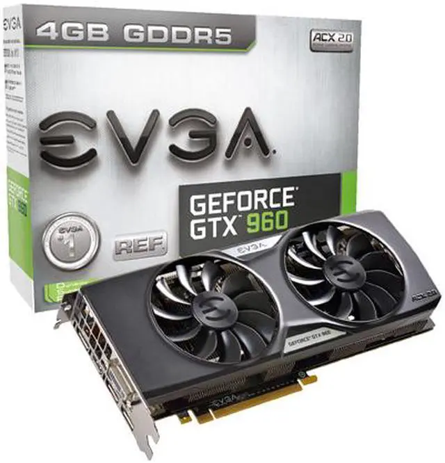 Alt view image 7 of 8 - EVGA GeForce GTX 960 4GB GDDR5 PCI Express 3.0 SLI Support Graphics Card 04G-P4-3965-KR