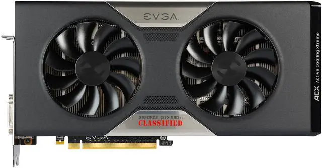 Alt view image 3 of 6 - EVGA GeForce GTX 980 Ti 6GB GDDR5 PCI Express 3.0 x16 SLI Support Graphics Card 06G-P4-0998-KR