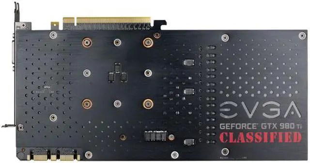 Alt view image 4 of 8 - EVGA GeForce GTX 980 Ti 6GB GDDR5 PCI Express 3.0 SLI Support Graphics Card 06G-P4-4997-KR