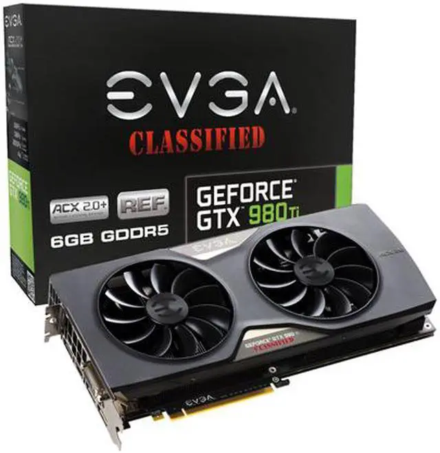 Alt view image 7 of 8 - EVGA GeForce GTX 980 Ti 6GB GDDR5 PCI Express 3.0 SLI Support Graphics Card 06G-P4-4997-KR