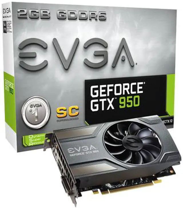 Alt view image 7 of 8 - EVGA GeForce GTX 950 2GB GDDR5 PCI Express 3.0 x16 SLI Support Graphics Card 02G-P4-1956-KR