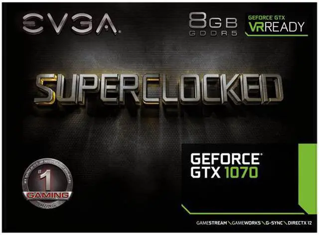 Alt view image 7 of 7 - EVGA GeForce GTX 1070 SC GAMING ACX 3.0, 08G-P4-6173-KR, 8GB GDDR5, LED, DX12 OSD Support (PXOC)
