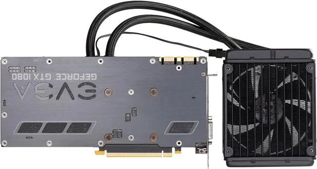 Alt view image 3 of 7 - EVGA GeForce GTX 1080 FTW HYBRID GAMING, 08G-P4-6288-KR, 8GB GDDR5X, RGB LED, All-In-One Watercooling with 10CM FAN, 10 Power Phases, Double BIOS, DX12 OSD Support (PXOC)