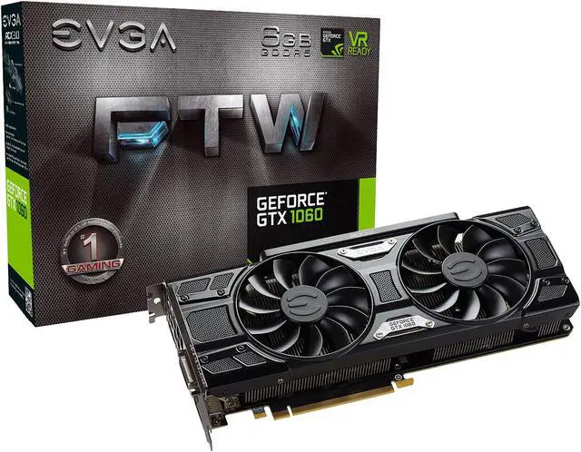 Alt view image 7 of 8 - EVGA GeForce GTX 1060 6GB GDDR5 PCI Express 3.0 Graphics Card 06G-P4-6268-KR