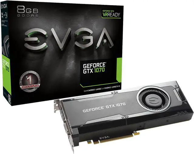 Alt view image 6 of 6 - EVGA GeForce GTX 1070 GAMING, 8GB GDDR5, DX12 OSD Support, Graphics Cards (08G-P4-5170-KR)