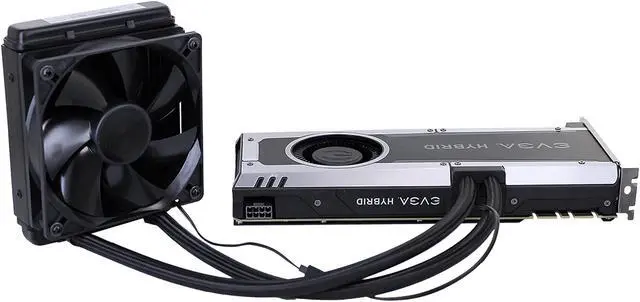 Alt view image 4 of 7 - EVGA GeForce GTX 1070 HYBRID GAMING, 08G-P4-6178-KR, 8GB GDDR5, LED, All-In-One Watercooling, DX12 OSD Support (PXOC)