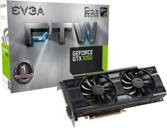 Alt view image 7 of 8 - EVGA GeForce GTX 1050 FTW GAMING ACX 3.0, 02G-P4-6157-KR, 2GB GDDR5, DX12 OSD Support (PXOC)