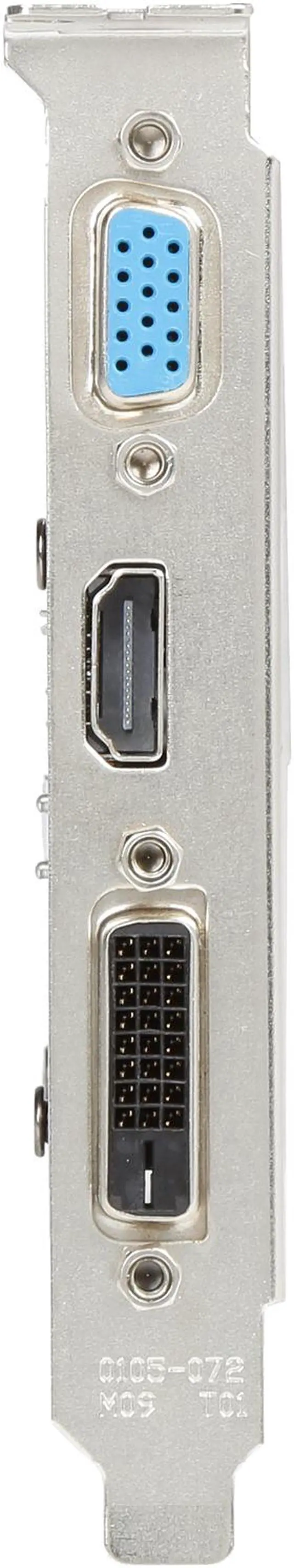 Alt view image 2 of 5 - EVGA GT 710 1GB DDR3 64-bit Single Slot, (Optional) Low Profile 01G-P3-2711-RX