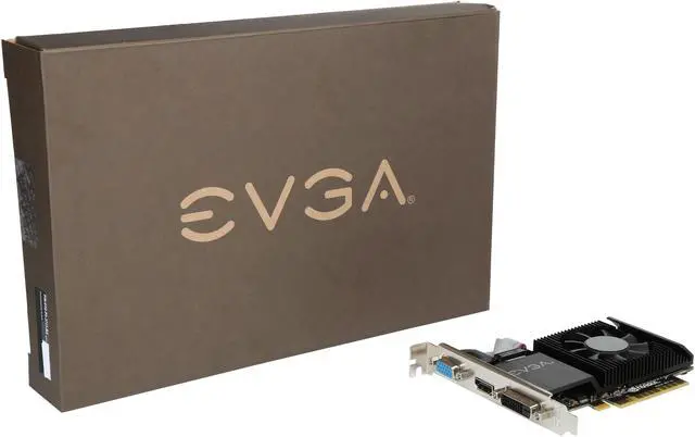 Alt view image 5 of 5 - EVGA GT 710 1GB DDR3 64-bit Single Slot, (Optional) Low Profile 01G-P3-2711-RX