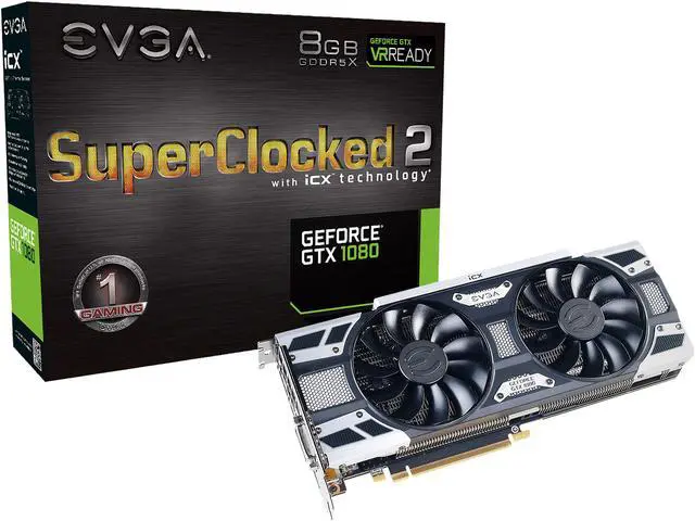 Alt view image 6 of 6 - EVGA GeForce GTX 1080 SC2 GAMING iCX, 08G-P4-6583-KR, 8GB GDDR5X, 9 Thermal Sensors, Asynchronous Fan Control, Thermal Display LED System, Optimized Airflow Fin Design, Die Cast/Form Fitted Baseplate/Backplate