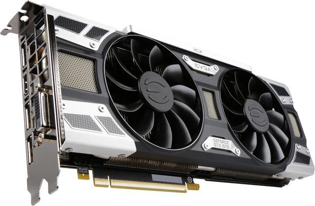 EVGA GeForce GTX 1070 SC2 GAMING iCX, 08G-P4-6573-KR, 8GB GDDR5, 9 Thermal  Sensors, Asynchronous Fan Control, Thermal Display LED System, Optimized