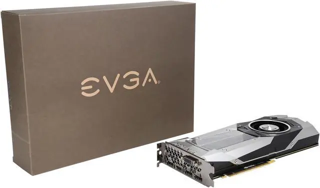 Alt view image 6 of 6 - EVGA GeForce GTX 1080 08G-P4-6180-RX Founders Edition, 8GB GDDR5X, LED, DX12 OSD Support (PXOC) Graphics Card