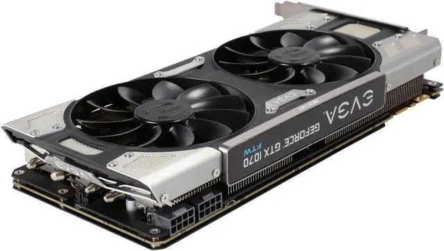 Alt view image 5 of 6 - EVGA GeForce GTX 1070 08G-P4-6276-RX FTW GAMING ACX 3.0, 8GB GDDR5, RGB LED, 10CM FAN, 10 Power Phases, Double BIOS, DX12 OSD Support (PXOC) Graphics Card