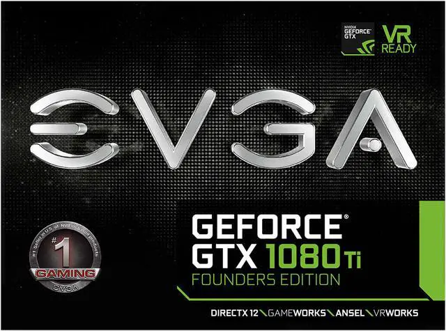 Alt view image 8 of 8 - EVGA GeForce GTX 1080 Ti FE 11GB GDDR5X PCI Express 3.0 SLI Support Graphics Card 11G-P4-6390-KR