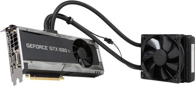 EVGA GeForce GTX 1080 Ti SC2 HYBRID GAMING, 11G-P4-6598-KR, 11GB GDDR5X,  HYBRID & LED, iCX Technology - 9 Thermal Sensors
