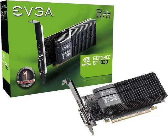 Alt view image 7 of 9 - EVGA GeForce GT 1030 SC, 02G-P4-6332-KR, 2GB GDDR5, Passive, Low Profile