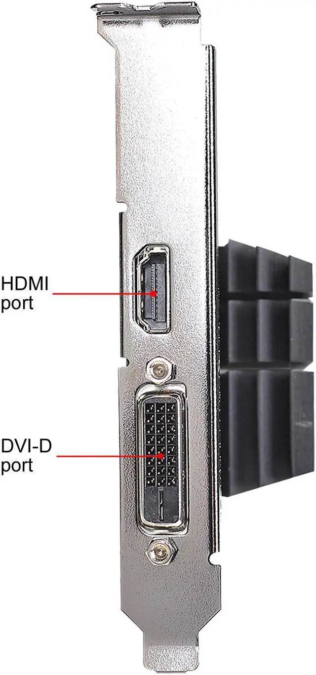 Alt view image 9 of 9 - EVGA GeForce GT 1030 SC, 02G-P4-6332-KR, 2GB GDDR5, Passive, Low Profile
