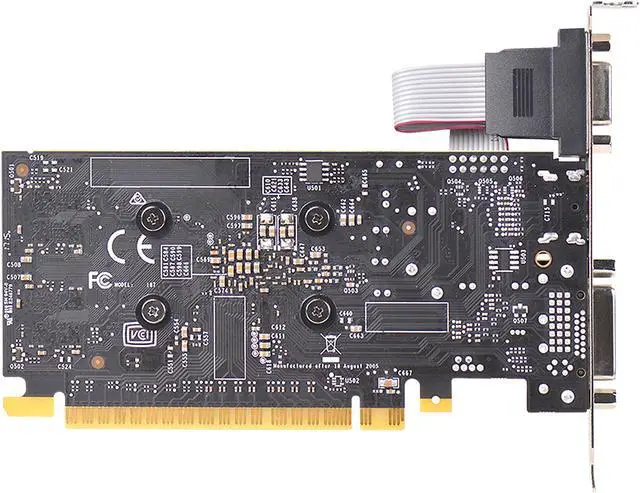 Alt view image 3 of 8 - EVGA GeForce GT 730 2GB GDDR5 PCI Express 2.0 Low Profile Ready Graphics Card 02G-P3-3732-KR