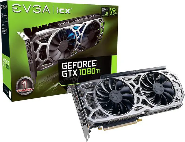 Alt view image 7 of 8 - EVGA GeForce GTX 1080 Ti iCX GAMING, 11G-P4-6591-KR, 11GB GDDR5X, iCX Technology - 9 Thermal Sensors & RGB LED G/P/M