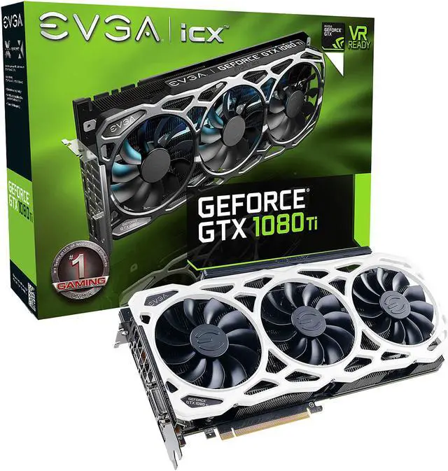 Alt view image 7 of 8 - EVGA GeForce GTX 1080 Ti FTW3 ELITE GAMING WHITE, 11G-P4-6797-K1, 11GB 12 GHz GDDR5X, iCX Technology - 9 Thermal Sensors & RGB LED G/P/M