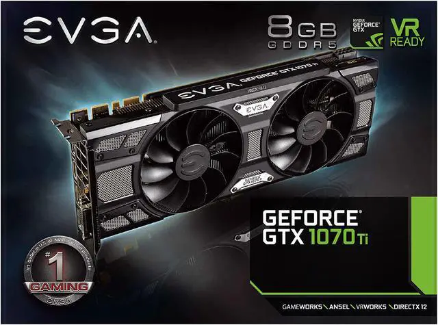Alt view image 6 of 6 - EVGA GeForce GTX 1070 Ti SC GAMING 08G-P4-5671-KR 8GB GDDR5 ACX 3.0 & Black Edition