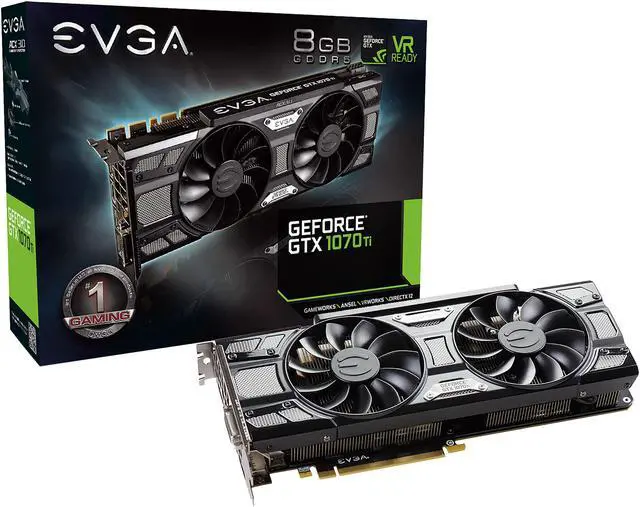 Alt view image 5 of 6 - EVGA GeForce GTX 1070 Ti SC GAMING 08G-P4-5671-KR 8GB GDDR5 ACX 3.0 & Black Edition
